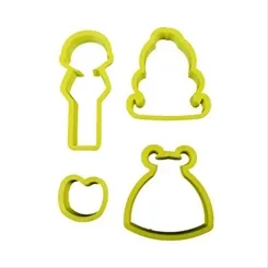 Cortador - Princesa I - 4 Peças - Bluestar