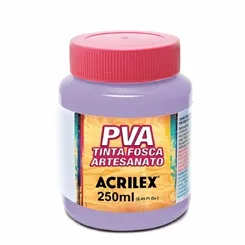 Tinta Plástica PVA - 250ml - Lilás - 528 - Acrilex