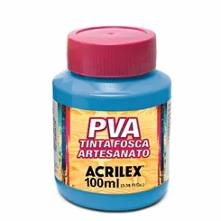 Tinta Plástica PVA - 100ml - Azul Celeste - 503 - Acrilex