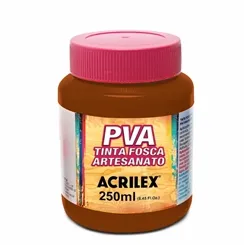 Tinta Plástica PVA - 250ml - Castanho Claro - 815 - Acrilex