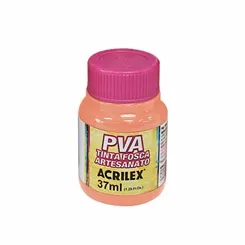 Tinta Plástica PVA - 37ml - Salmão - 518 - Acrilex