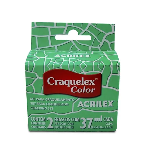 Craquelex Color - 37ml - Verde Transparente - 850 - Acrilex