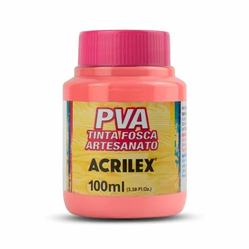 Tinta Plastica Pva 100ml - 567 - Rosa Cha