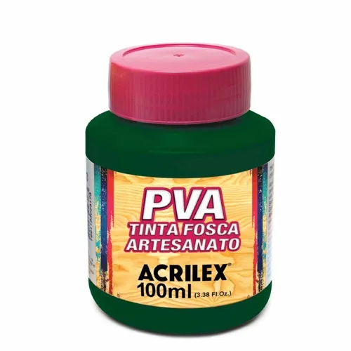 Tinta Plástica PVA - 100ml - Verde Esmeralda - 571 - Acrilex