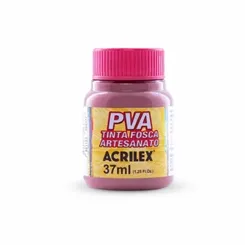Tinta Plástica PVA - 37ml - Rosa Ciclame - 581 - Acrilex