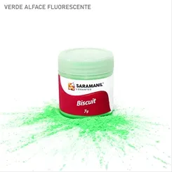 Corante de Biscuit - 75.039 -  Fluor - Verde Alfacel 7g - Saramanil