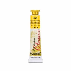 Tinta Óleo - 20ml - Amarelo Permanente Escuro - 367 - Acrilex