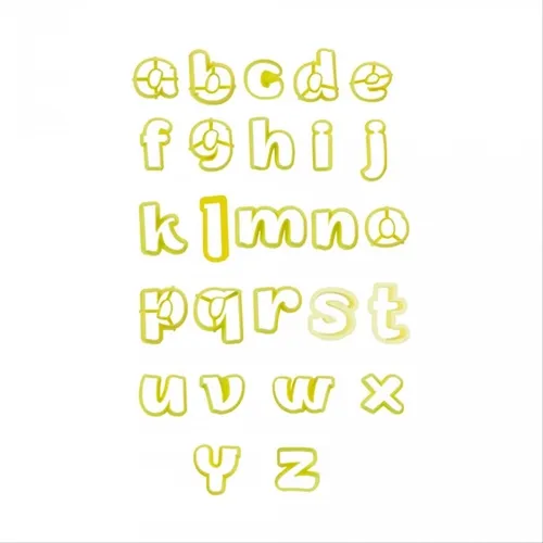 Cortador - Standart - Letras - Minúsculas - Bluestar