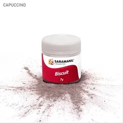 Corante de Biscuit - 75.099 - Capuccino 7g - Saramanil