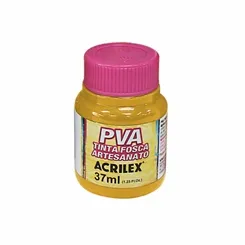 Tinta Plástica PVA - 37ml - Amarelo Ocre - 564 - Acrilex