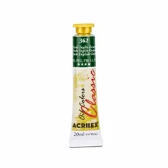 Tinta Óleo - 20ml - Verde Inglês Escuro - 362 - Acrilex