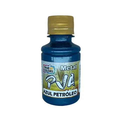 Tinta PVA Metal 100ml - Azul Petróleo - 7975 - True Colors