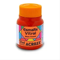 Esmalte Vitral - 37ml - Vermelho - 523 - Acrilex