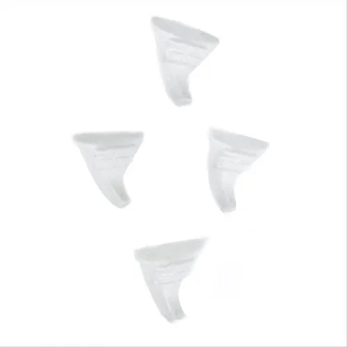 Conjunto de Pé Ouro Preto C/4 - 729 - 2,5x3cm