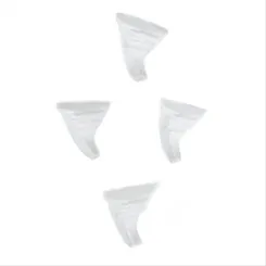 Conjunto de Pé Ouro Preto C/4 - 729 - 2,5x3cm