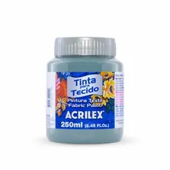 Tinta Tecido Fosca - 250ml - Cinza Lunar - 574 - Acrilex