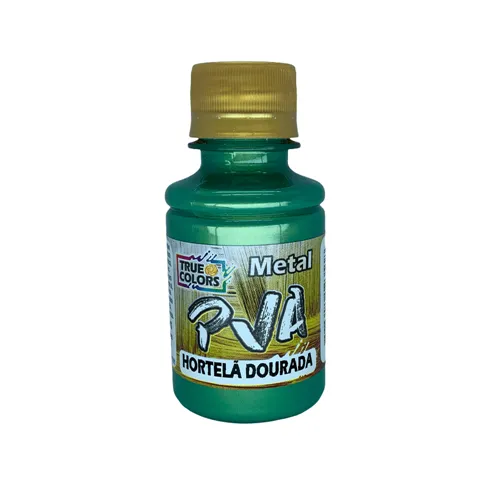Tinta PVA Metal 100ml - Hortelã Dourada - 7984 - True Colors