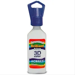 Dimensional Brilhante - 35ml - Branco - 519 - Acrilex