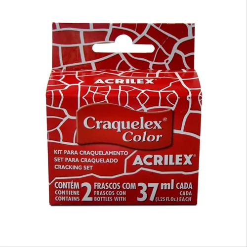 Craquelex Color - 37ml - Vermelho Escarlate - 508 - Acrilex