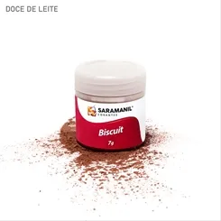 Corante de Biscuit - 75.095 - Doce de Leite 7g - Saramanil