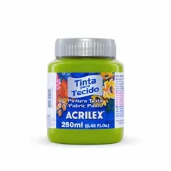 Tinta Tecido Fosca - 250ml - Verde Maçã - 802 - Acrilex