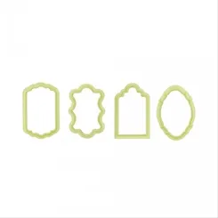 Cortador - Moldura - Cód. 3 - 4 Peças - Bluestar