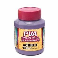 Tinta Plástica PVA - 100ml - Lilás - 528 - Acrilex