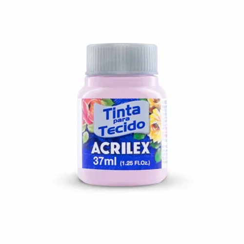 Tinta Tecido Fosca - 37ml - Rosa Candy - 635 - Acrilex