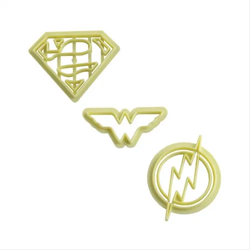 Cortador - Kit Heróis - Cód. 2 - 3 Peças - Bluestar