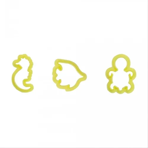 Cortador - Kit Animais Marinhos - Cód. 1 - 3 Peças - Bluestar