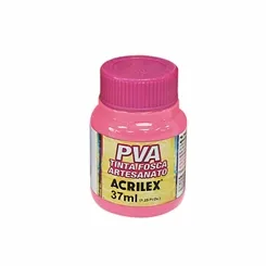 Tinta Plástica PVA - 37ml - Rosa Chá - 567 - Acrilex