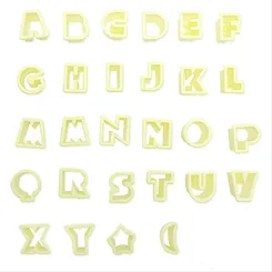 Cortador - Letras - 3,5cm - 28 Peças - Bluestar