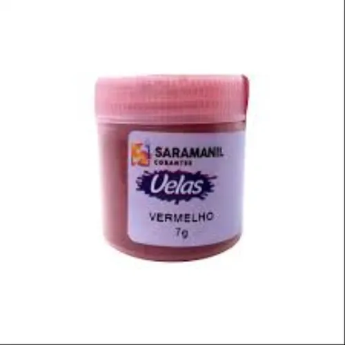 Corante para Velas - 33.008 - Vermelho 7g - Saramanil