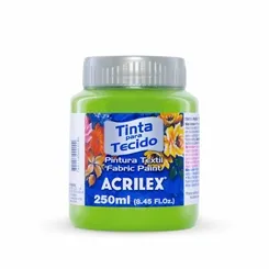 Tinta Tecido Fosca - 250ml - Verde Folha - 510 - Acrilex