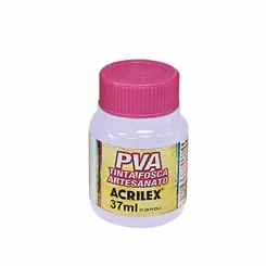 Tinta Plástica PVA - 37ml - Lilás Bebê - 809 - Acrilex