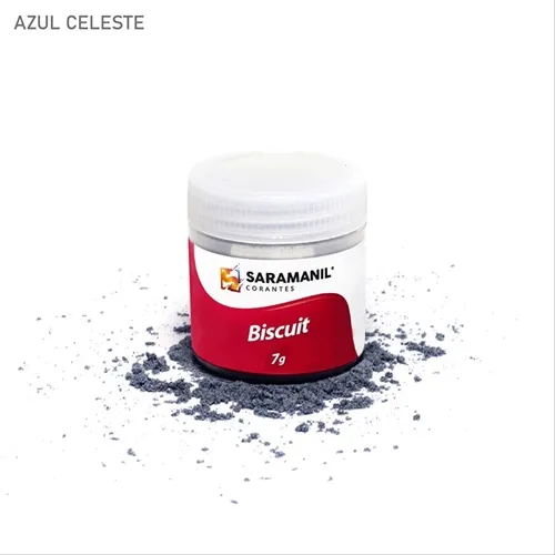 Corante de Biscuit - 75.003 Azul Celeste 7g - Saramanil