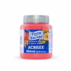 Tinta Tecido Fosca - 250ml - Amarelo Canário - 589 - Acrilex