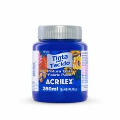 Tinta Tecido Fosca - 250ml - Azul Ultramar - 543 - Acrilex