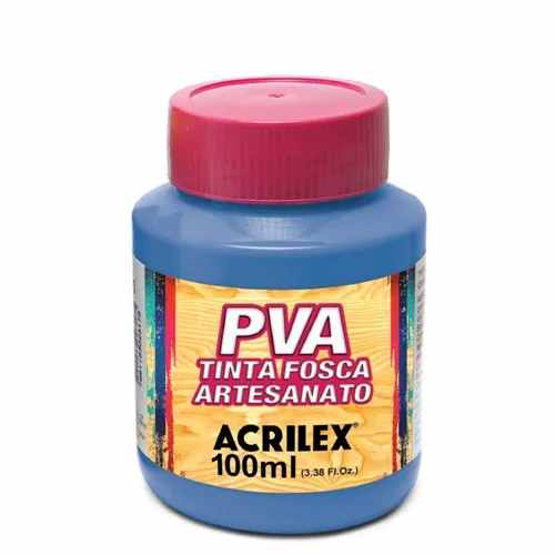 Tinta Plástica PVA - 100ml - Azul Country - 825 - Acrilex
