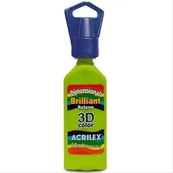 Dimensional Brilhante - 35ml - Verde Maça - 802 - Acrilex