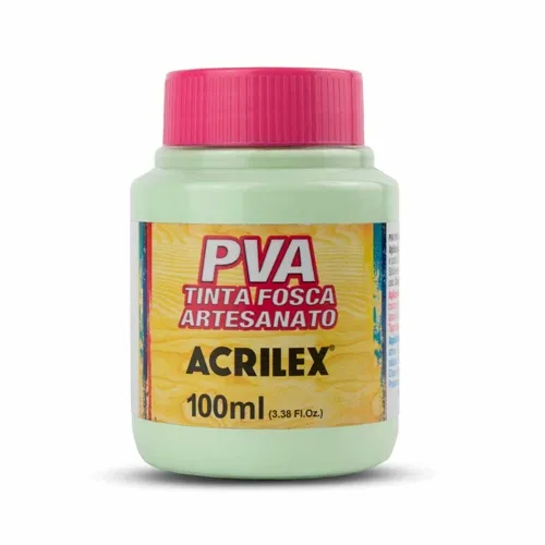 Tinta Plástica PVA - 100ml - Verde Primavera - 820 - Acrilex