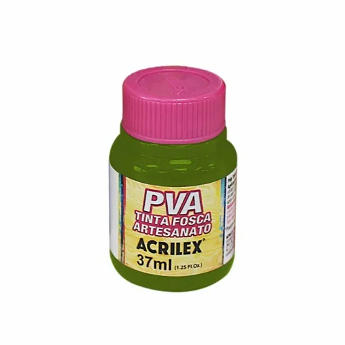 Tinta Plástica PVA - 37ml - Verde Oliva - 545 - Acrilex