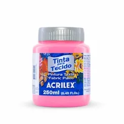 Tinta Tecido Fosca - 250ml - Rosa - 537 - Acrilex
