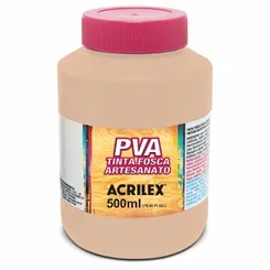 Tinta Plástica PVA - 500ml - Amarelo Pele - 538 - Acrilex