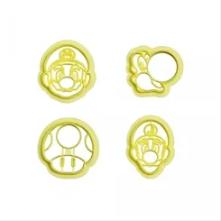 Cortador Kit Mário - 4 Peças - Bluestar