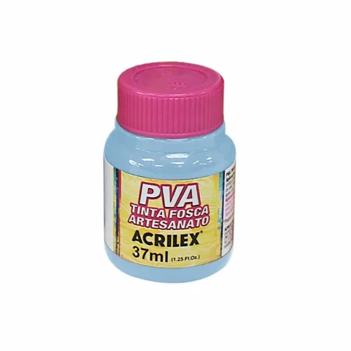 Tinta Plástica PVA - 37ml - Azul Hortensia - 579 - Acrilex