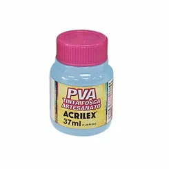 Tinta Plástica PVA - 37ml - Azul Hortensia - 579 - Acrilex