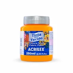 Tinta Tecido Fosca - 250ml - Amarelo Cadmo - 536 - Acrilex