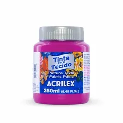 Tinta Tecido Fosca - 250ml - Magenta - 549 - Acrilex