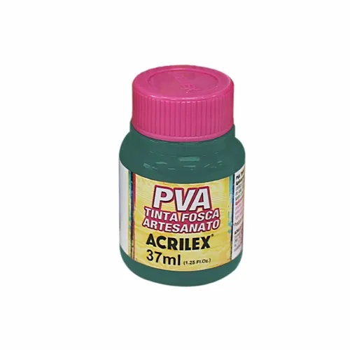 Tinta Plástica PVA - 37ml - Verde Vivo - 558 - Acrilex
